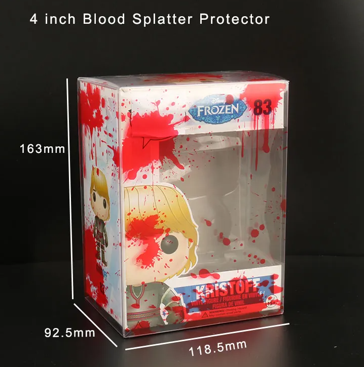 Auto Lock PET Funko Pop Box Protector 0.35mm 0.5mm Plastic Packaging Box With Soft Crease Film Covering