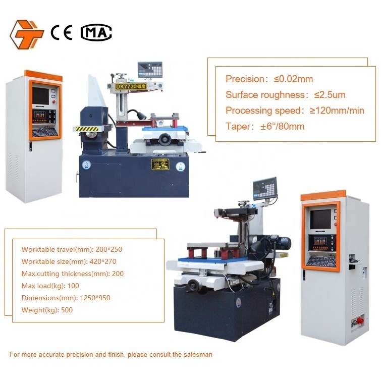 Desktop dk7720 mini  wire edm cutting edm machine