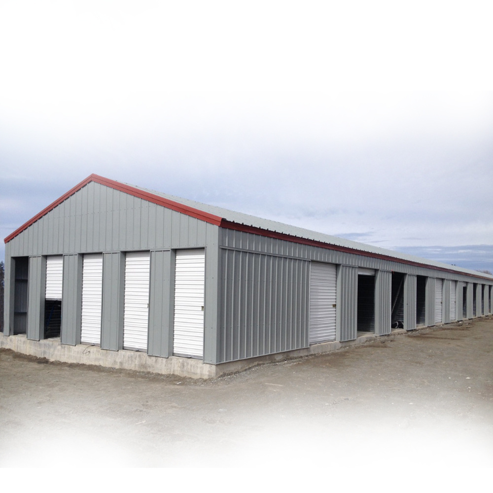 Customized Design Prefabricated Steel Structure Workshop Building Storage Warehouse Shed House Prefab Hangar