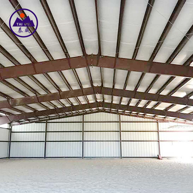 Prefabricated cheap warehouse commerical building construction material modern steel hangar