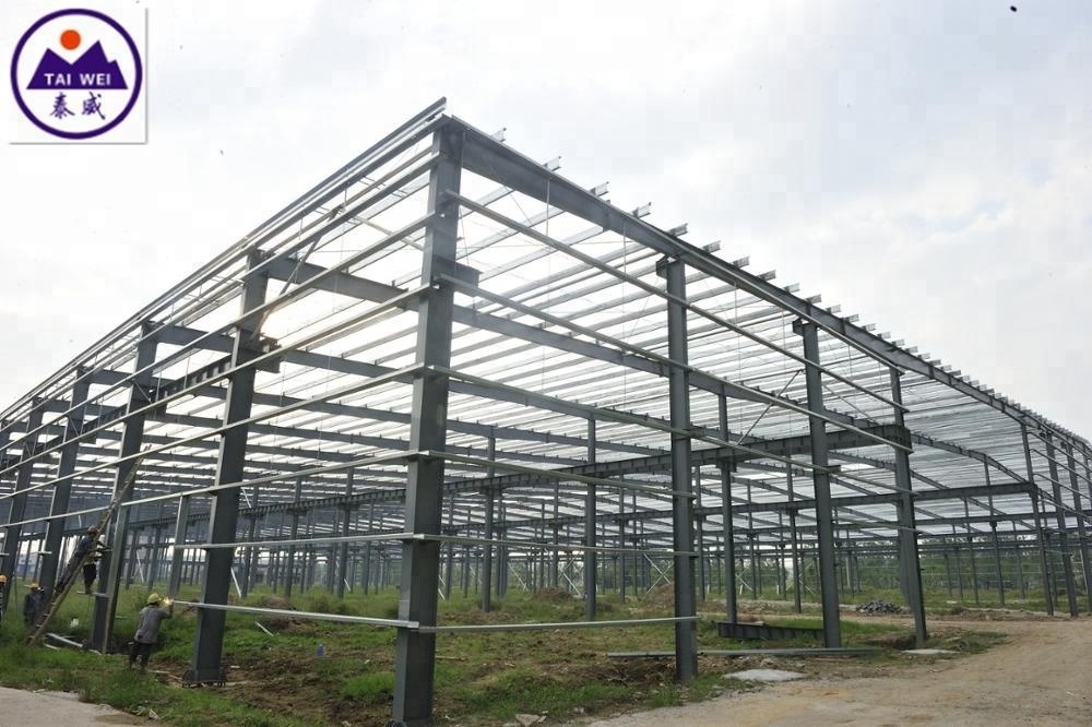 Sandwich Panel Light Steel Structure Construction Framework Prefabricated Building Warehouse