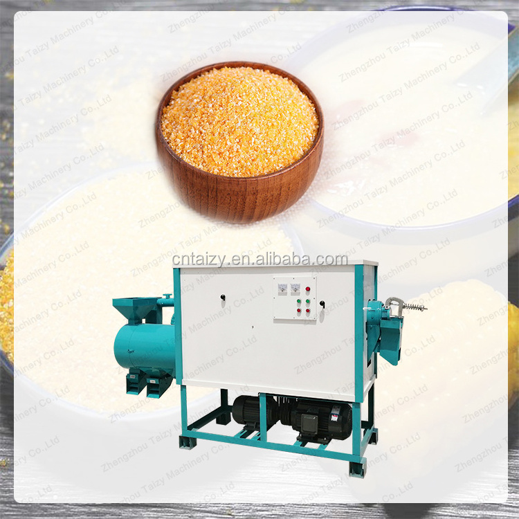 Mill Corn Grits Sift Small Scale Maize Meal Grind Milling Machine Corn Grits Milling Making Machine