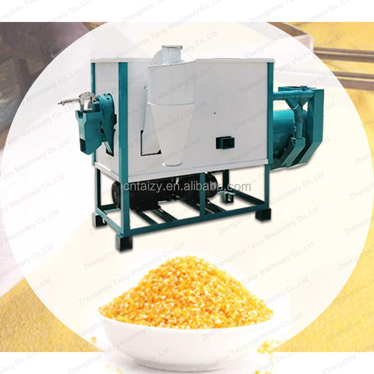 Mill Corn Grits Sift Small Scale Maize Meal Grind Milling Machine Corn Grits Milling Making Machine