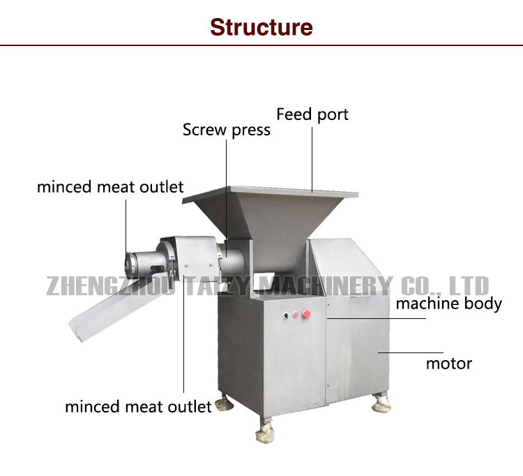 Commercial Mechanical Poultry Meat Separator Bone Separator Chicken Deboner Machine