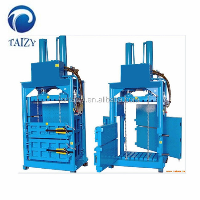 certificate Used clothing baling machine, baler ISO machine for used clothing, used clothes and textile compress baler machine