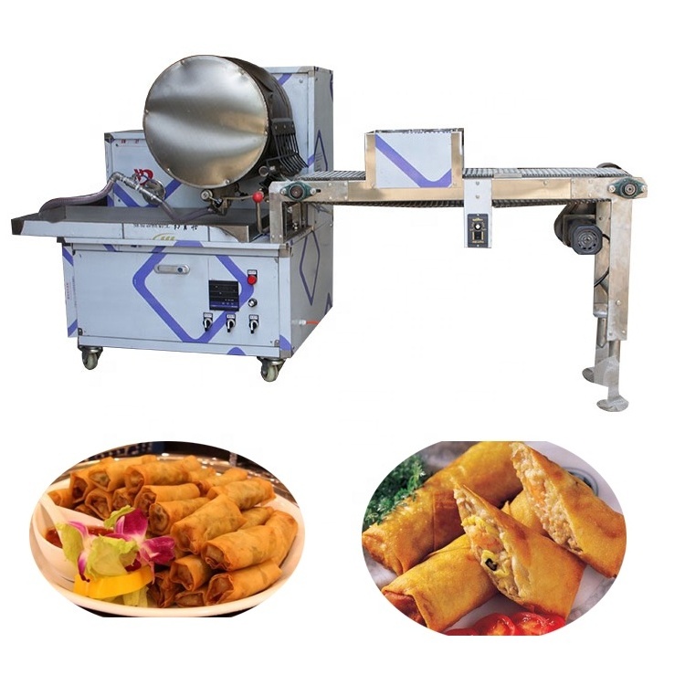 Hot sale spring roll wrapper making machine egg roll maker from China manufacturer