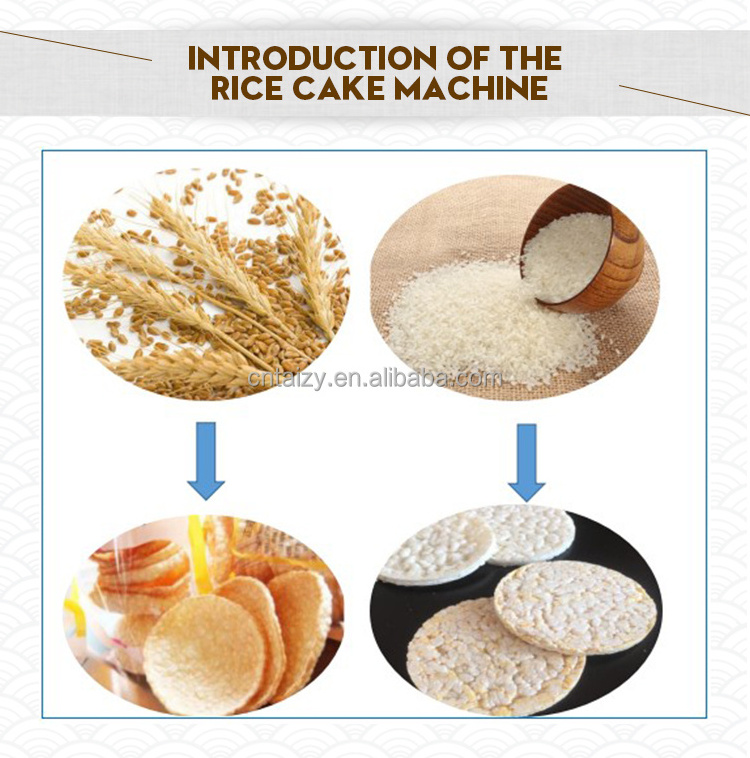 automatic pop rice cake forming machine rice cracker making machine