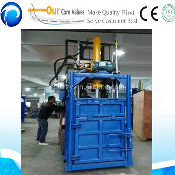 Factory price Cotton plastic waste paper packing compactor baling machine