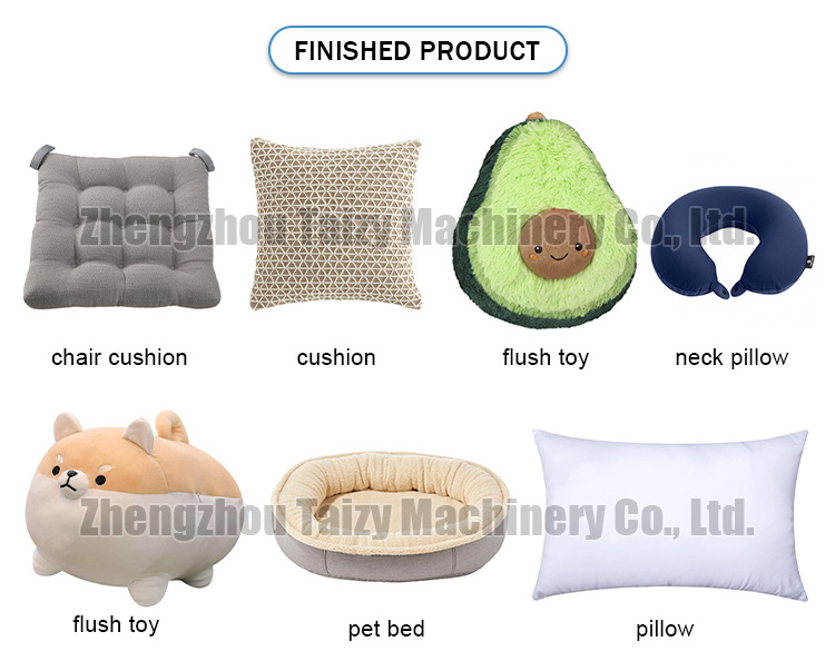 automatic pillow cushion filling machine soft toy stuffing machine