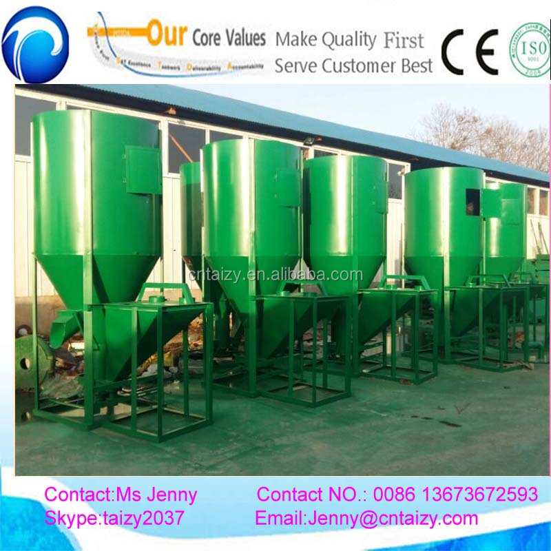 animal poultry livestock feed mixer/vertical type grain seed mixer/electric feed mixer