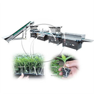 automatic seedling tray machine lettuce tomato onion pepper flower seed vegetable seed planter