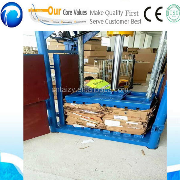 Factory price Cotton plastic waste paper packing compactor baling machine