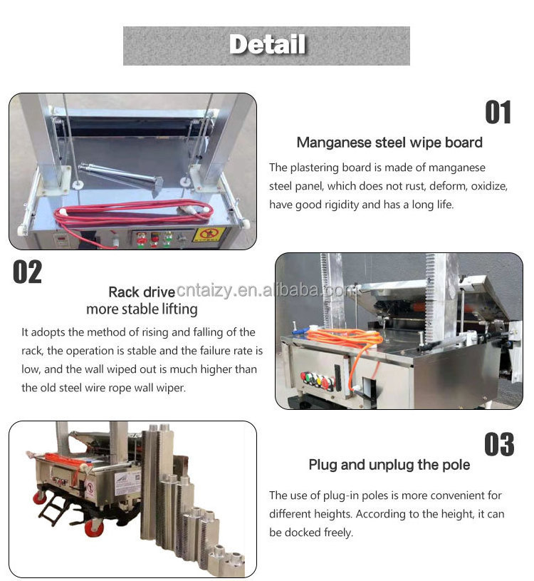 Plaster machine/Automatic wall rendering machine/Wall plastering machine price