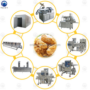 Commercial Chicken Nugget Frying Making Machine Chicken Nuggets Breading Maker Machine