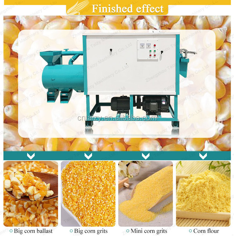 maize degerminator and maize samp making flour milling machine for sale