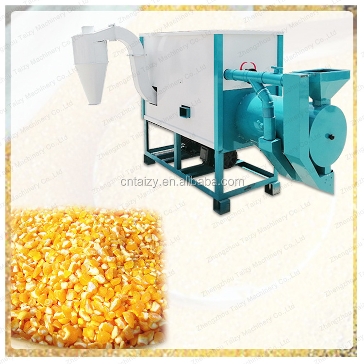 Mill Corn Grits Sift Small Scale Maize Meal Grind Milling Machine Corn Grits Milling Making Machine