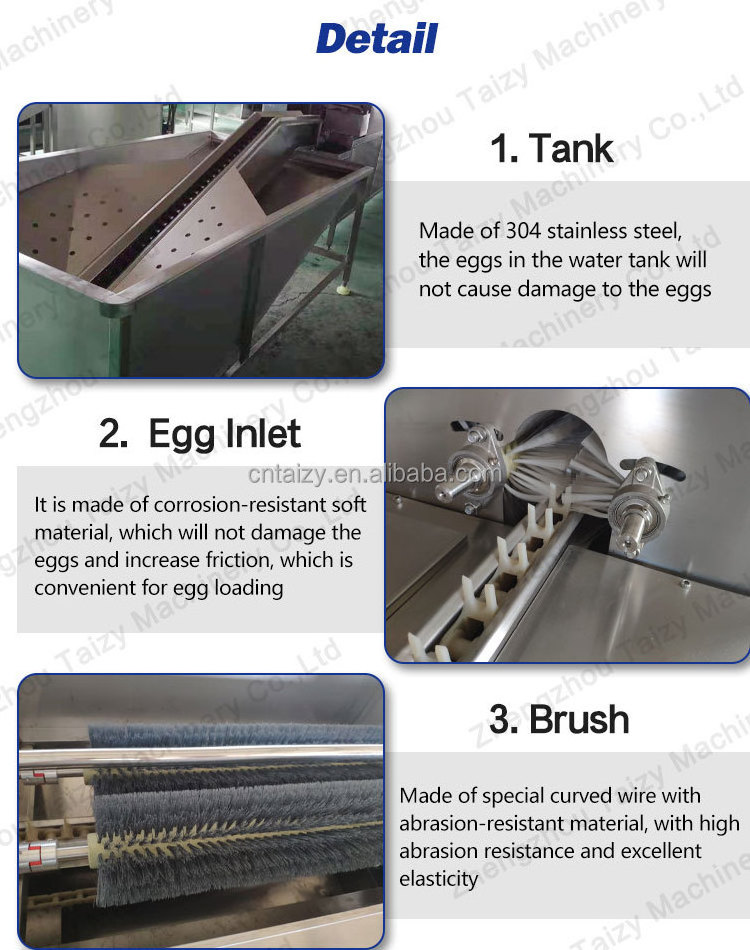 automatic chicken egg washer equipment duck egg washing machine