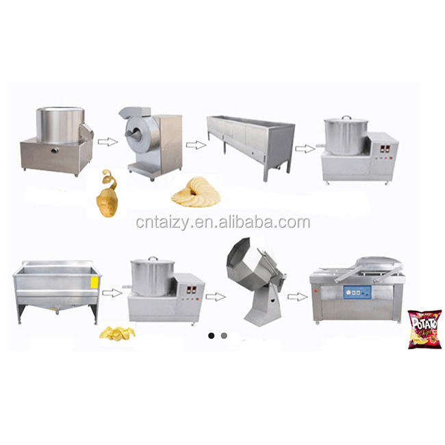 potato chips manufacturing process/potato chips plant