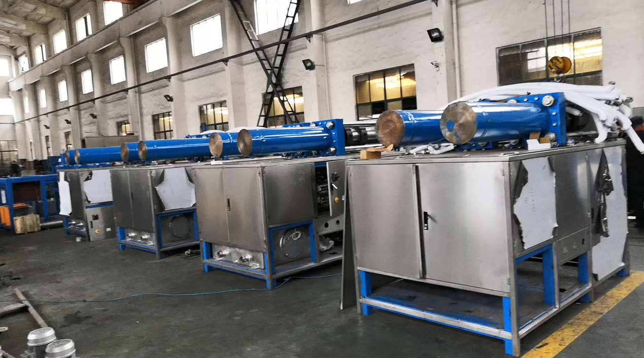 Dry ice pelletizer machine and dry ice making block machine