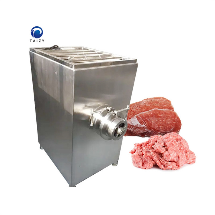 Industrial beef mincer frozen meat grinder fresh meat shredder machine