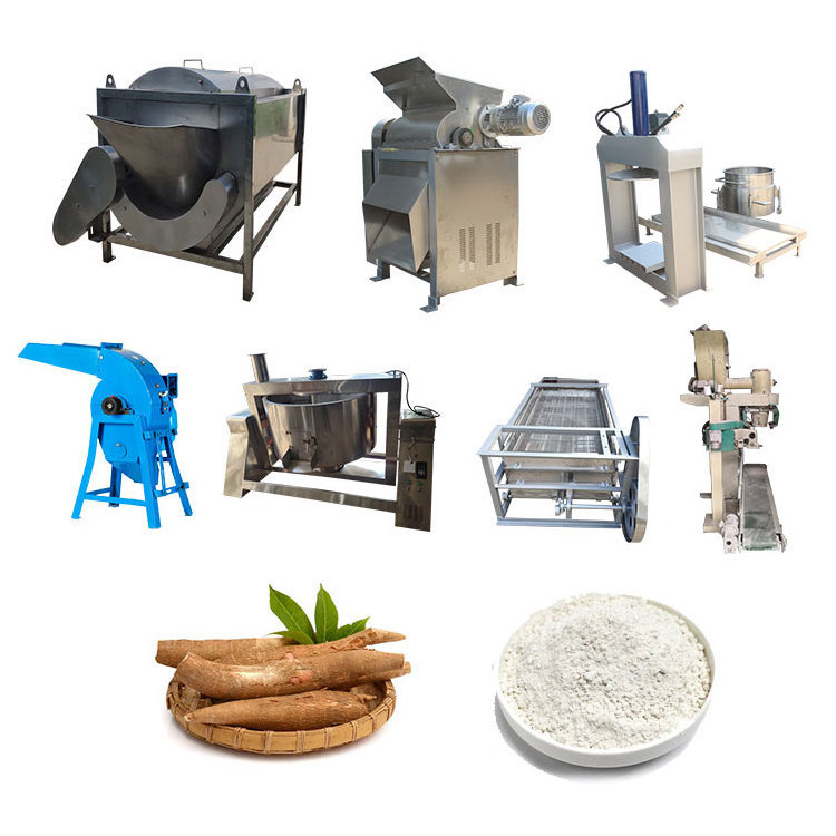 food processing machinery garri processing equipment for cassava garri making machine