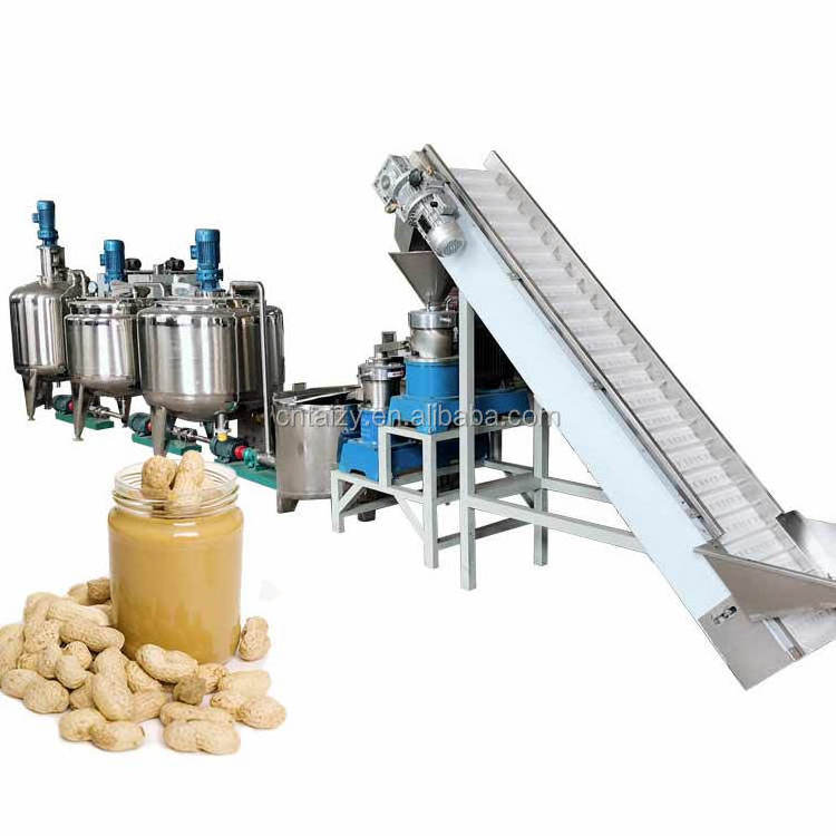 fully automatic peanut butter production line Manufacturer industrial peanut butter making machine