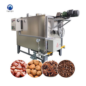 stainless steel walnut nuts roaster peanut roasting machine