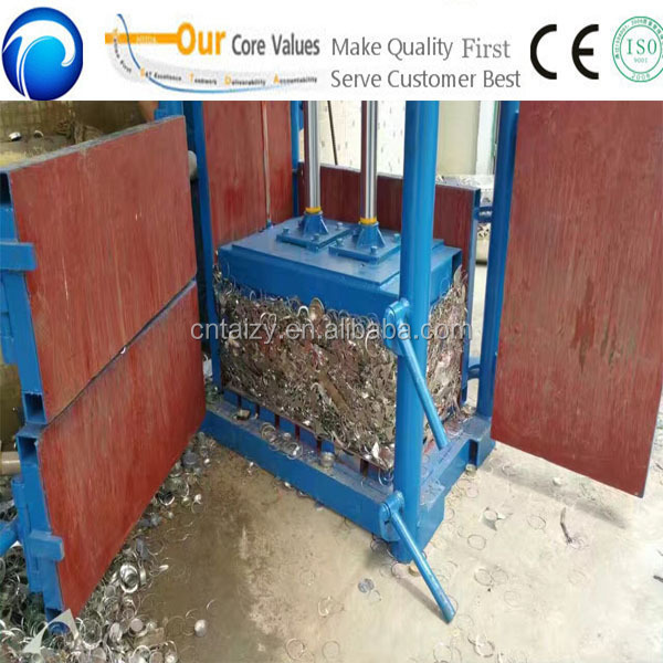 Factory price Cotton plastic waste paper packing compactor baling machine