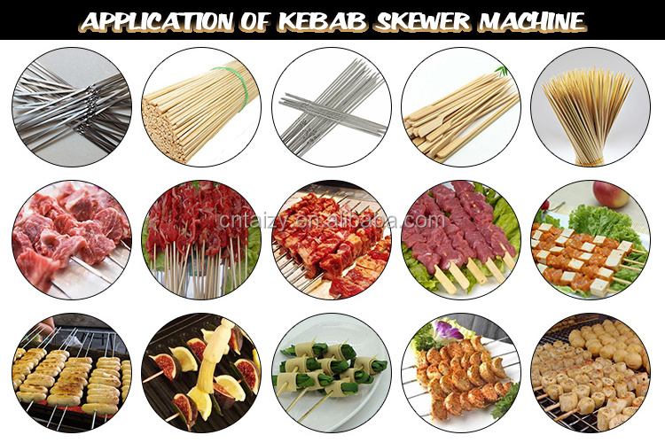 Professional brochette souvlaki machine kebab meat skewer machine