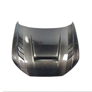 ACCESSORIES GLOSSY BLACK STYLE CARBON AUTO FRONT MACHINE HOOD CARBON FIBER BONNET HOOD