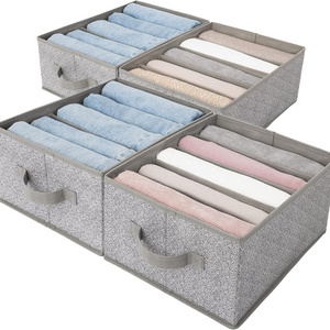 Custom Drawer Organizer Clothes Household  Fabric Box Clothes Pants jeans Storage Box stackable storage organizer