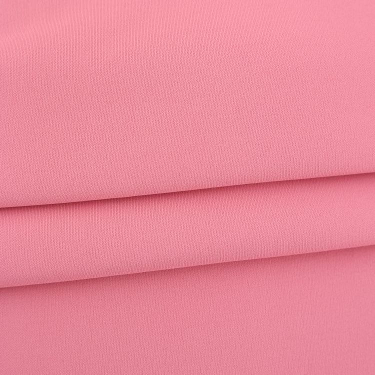 High Elastane Micro Peached Knit Interlock Sportswear Four Way Stretch 85% Polyester 15% Spandex Fabric