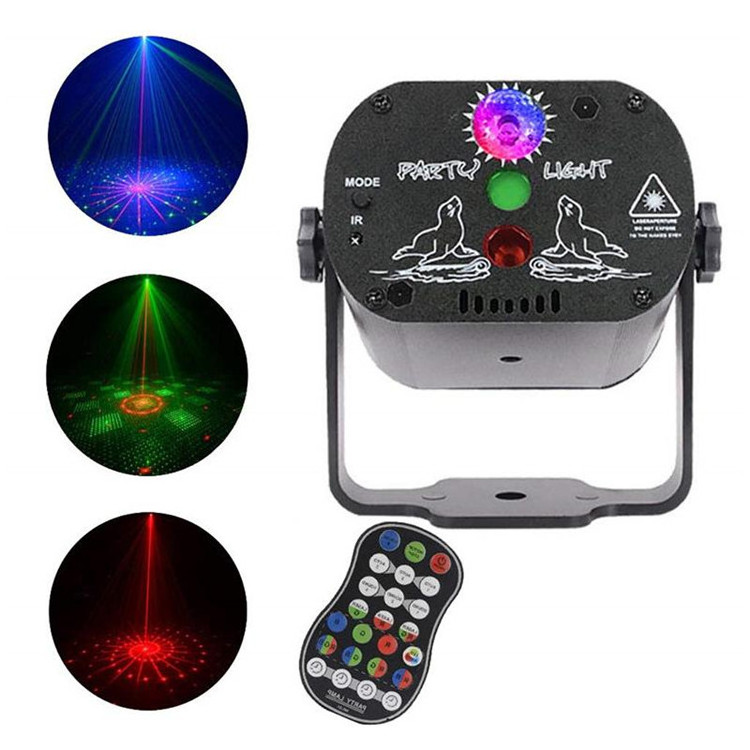 wholesale Mini Laser Projector stage Light DJ Disco stage nightclub Party Beam Lights with Remote Control