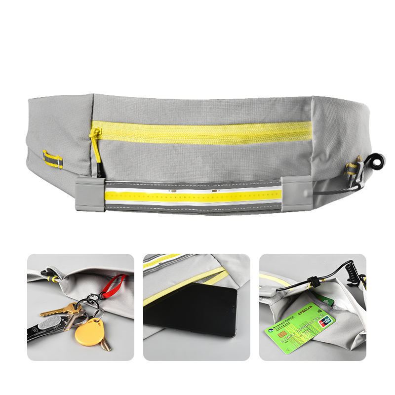 Running Waistpack Light Outdoor Sports Portable Waist Bag Travel Mobile Phone Storage Bodypack Running light