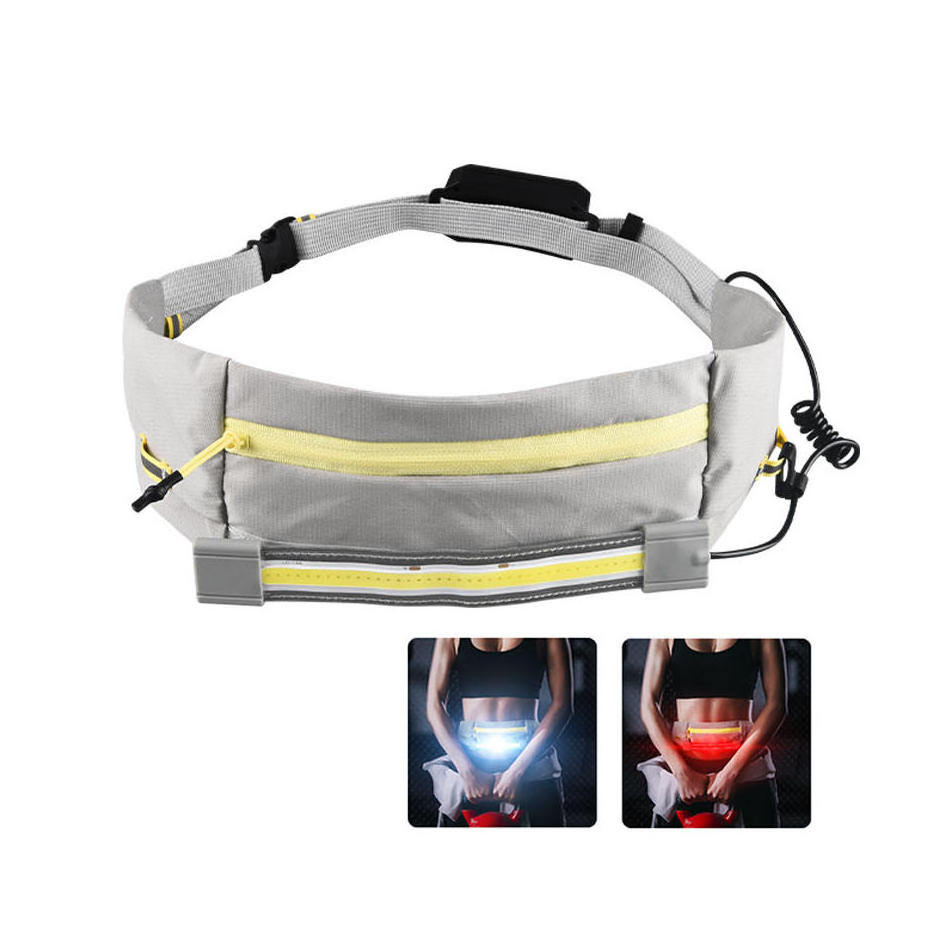 Running Waistpack Light Outdoor Sports Portable Waist Bag Travel Mobile Phone Storage Bodypack Running light