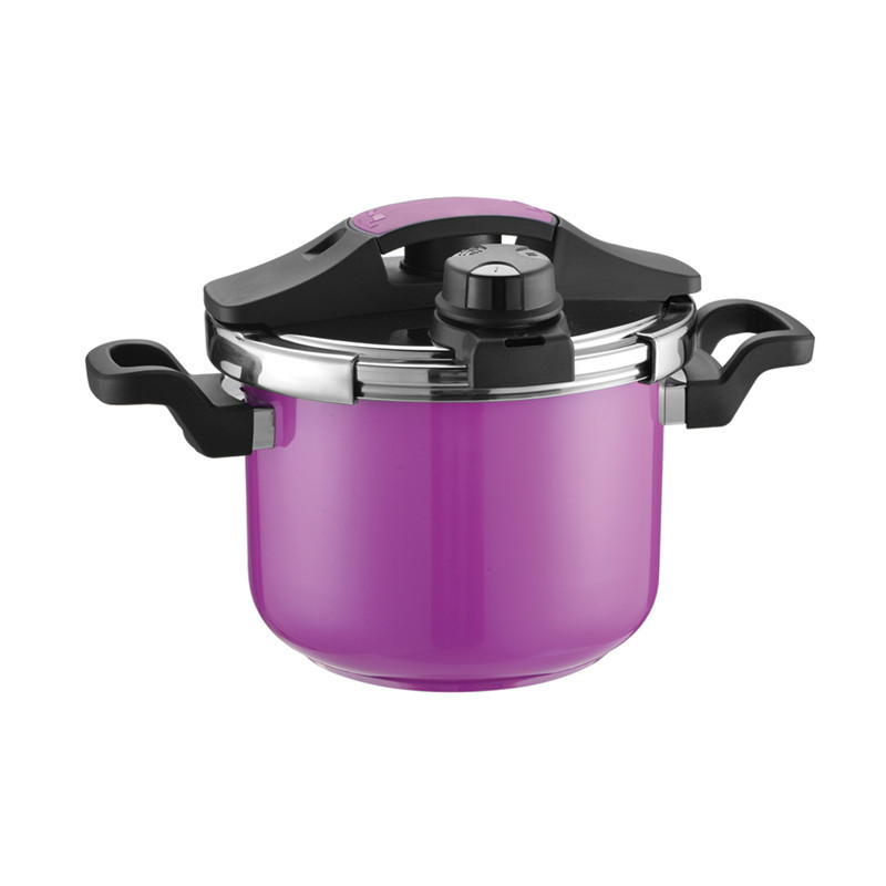 High quality cocotte minute ollas de acero inoxidable enamel explosion proof 5L camping stainless steel pressure cooker