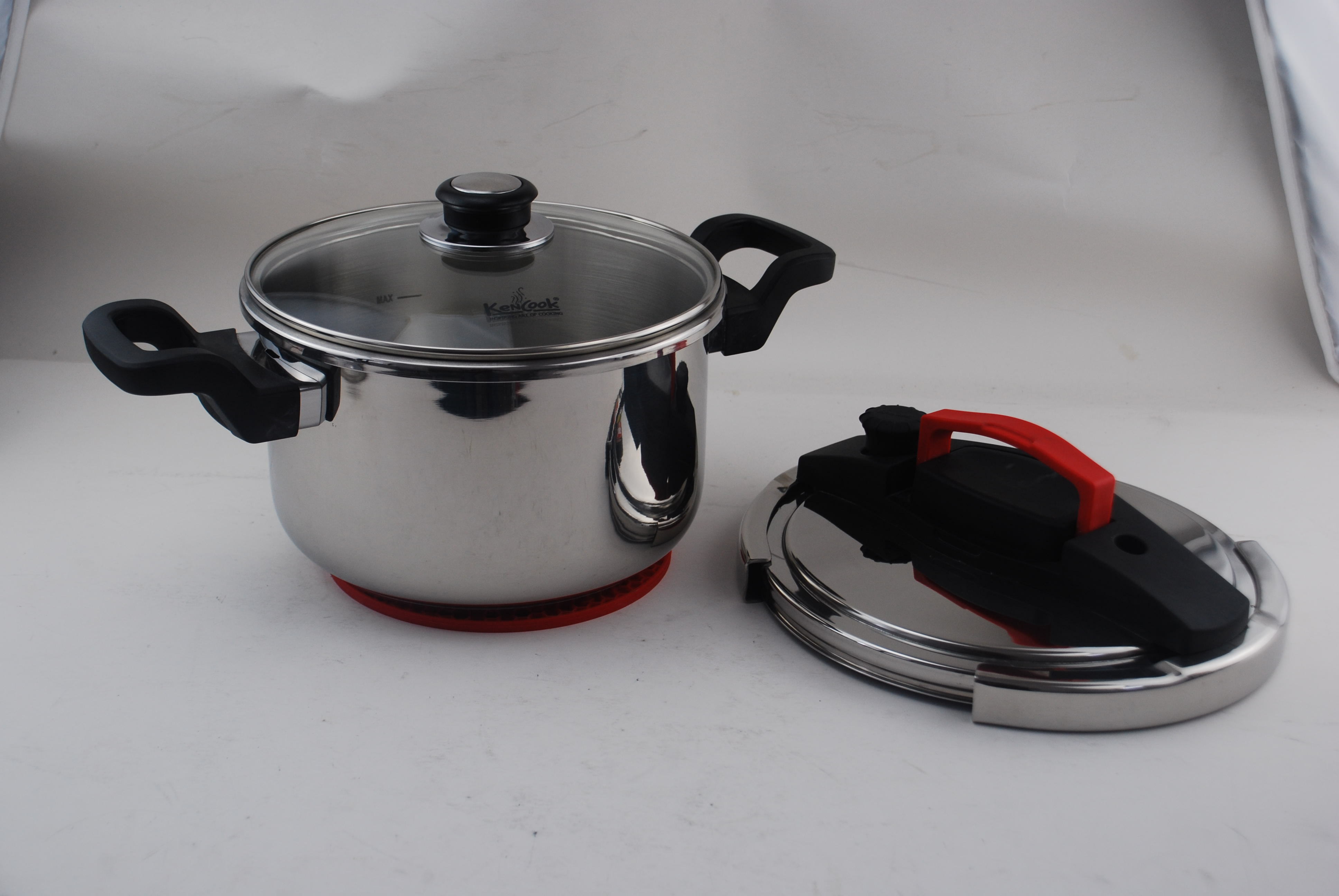 Hot sells Stainless Steel Pressure Cooker with  Lid 4.5.6.7.8.10 Quart