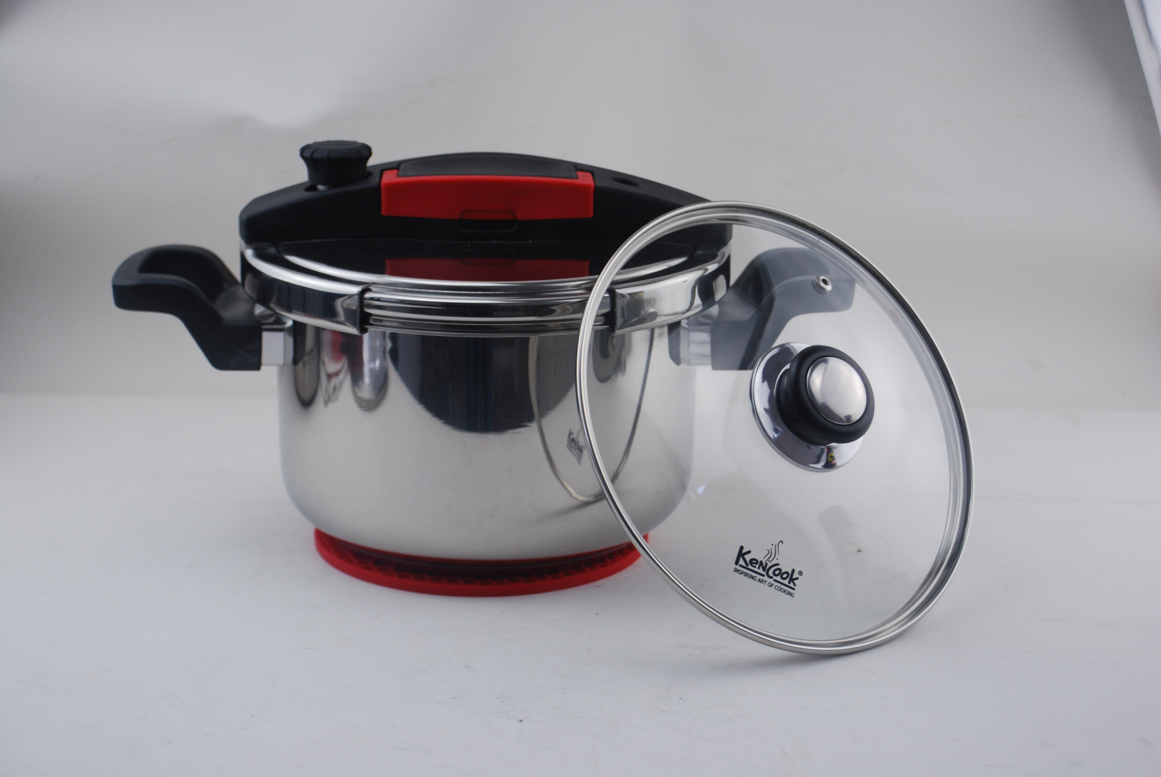 Hot sells Stainless Steel Pressure Cooker with  Lid 4.5.6.7.8.10 Quart