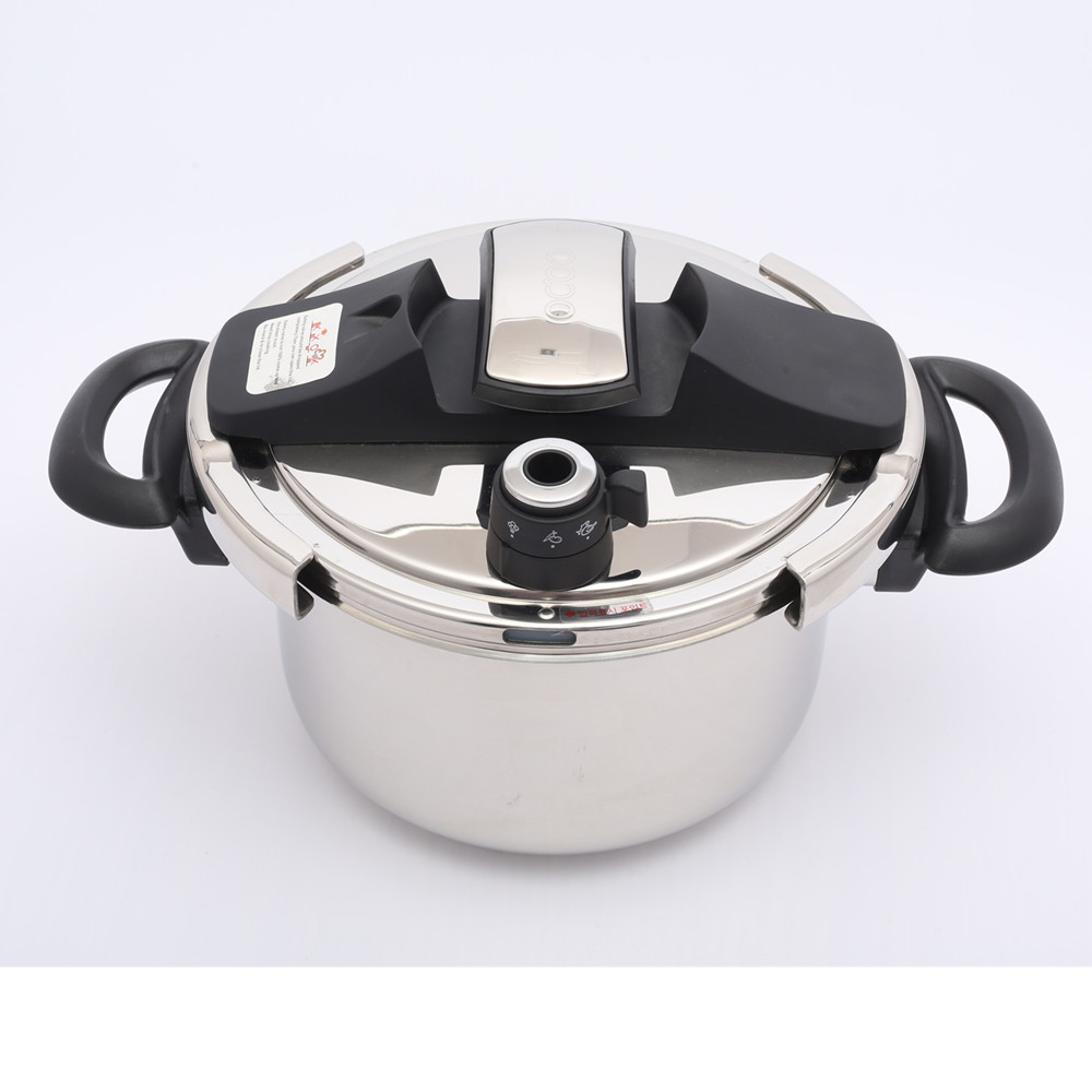 HOT SALE SUS304/201 Stainless steel pressure cooker second gear pressure adjustment 60-100kpa,OEM