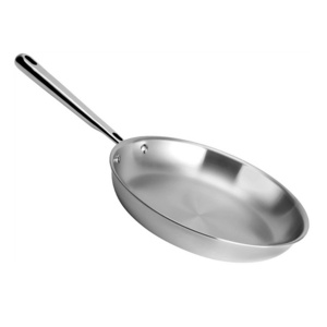 Stainless Steel Induction Frying Pan  3Ply stainless steel oil pan induction fry pan