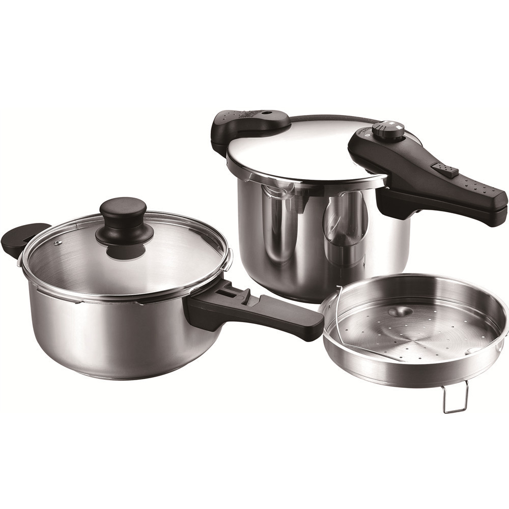 Best selling pressure cooker commercial bakelite handle 4L+6L With ISO9001 certificates