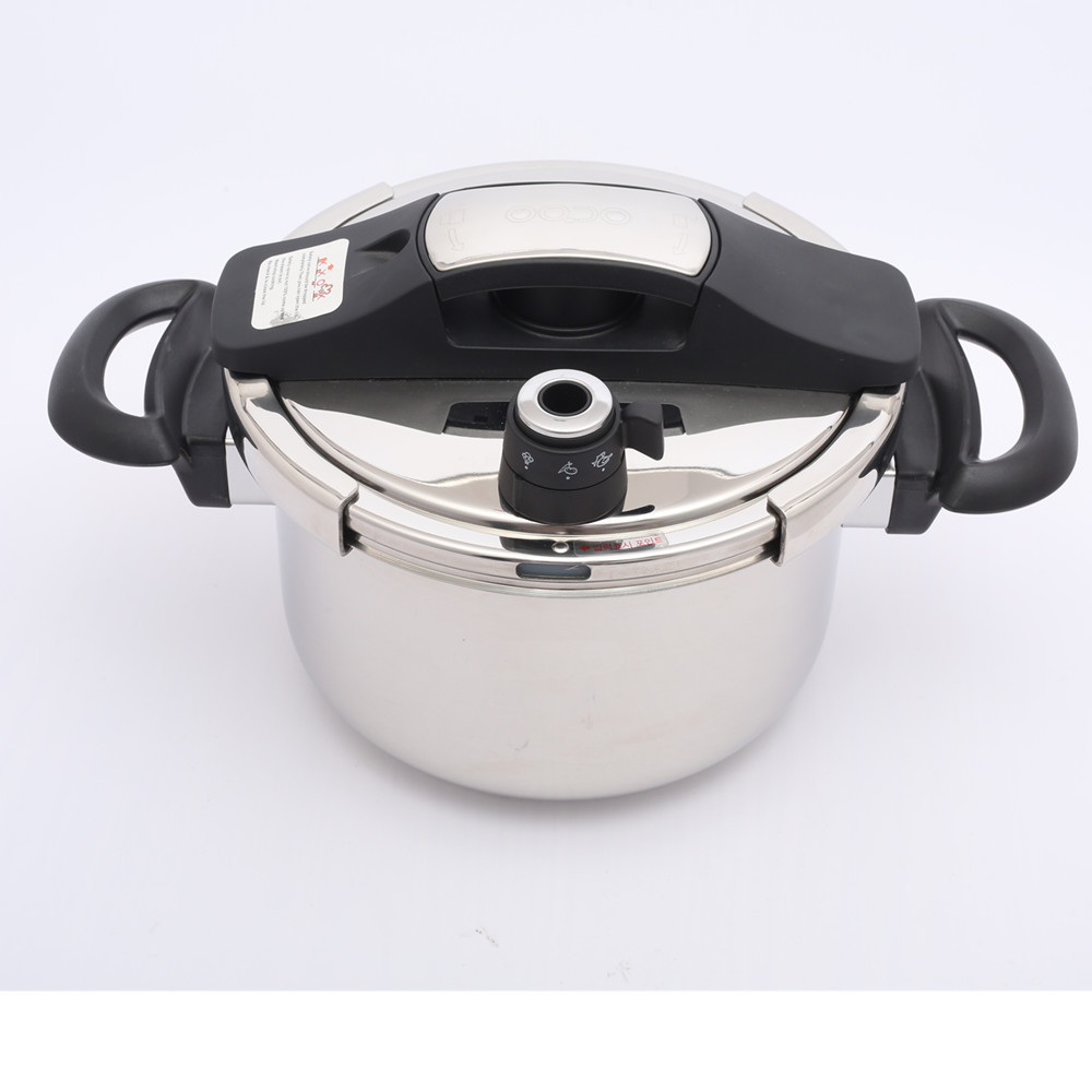 HOT SALE SUS304/201 Stainless steel pressure cooker second gear pressure adjustment 60-100kpa,OEM