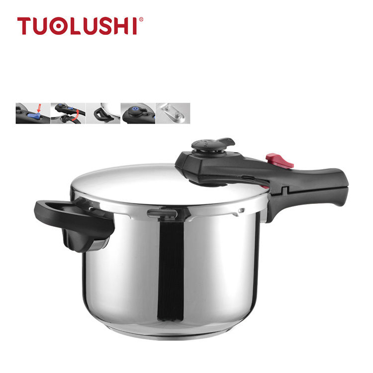 100% Quality Guarantee Hight Quality Low Price Stainless Steel Pressure Cooker with OEM design service