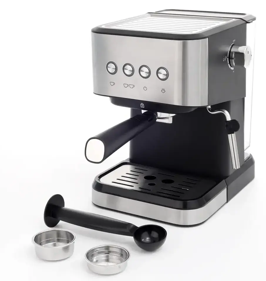 Expresso Cafetera Coffee Maker Coffee Machine Sepresso with Grinder China Espresso 3 in 1 Black Gift