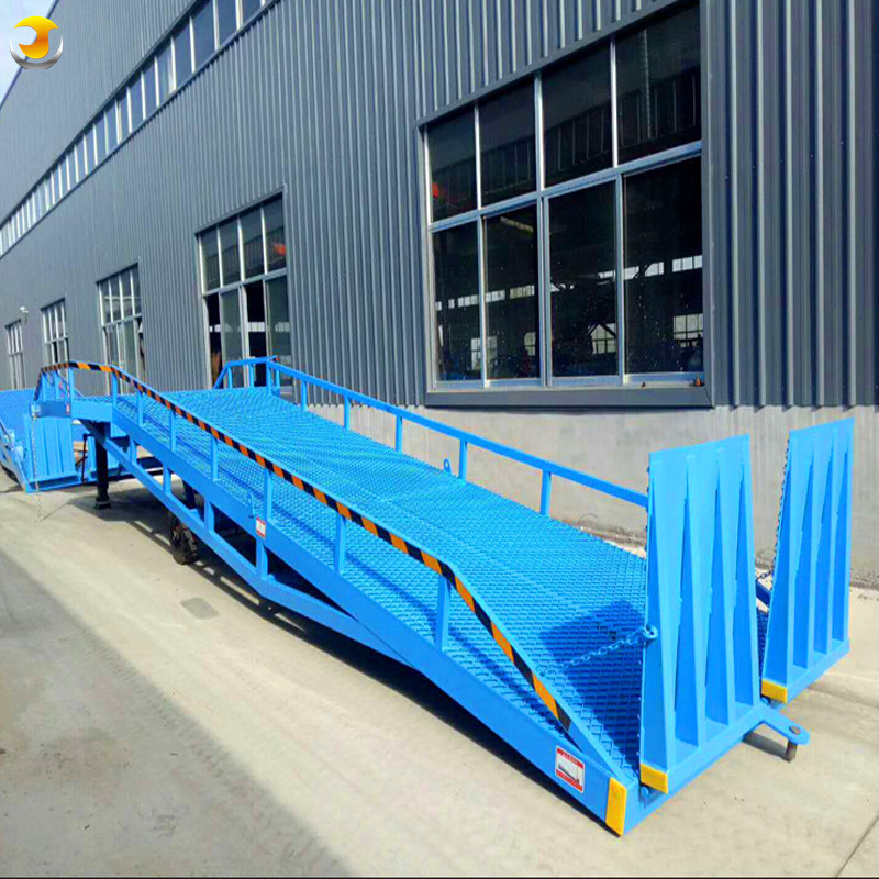 Hot sale Portable Container Ramp Lift Hydraulic Load Dock Forklift Yard Container Ramp on sale