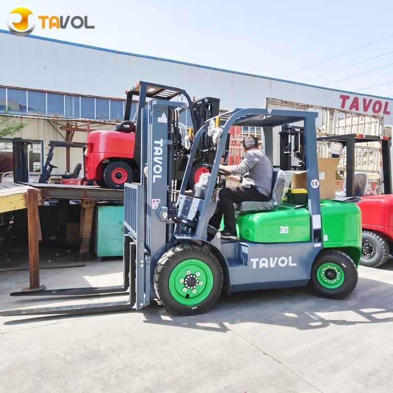 Tavol 50HP 36.8kw 3Ton 5Ton Diesel Motor Fork Lift Crane Truck Solid Tire 2.5ton Diesel Forklifts 2T 3T 5T 7T on Sale