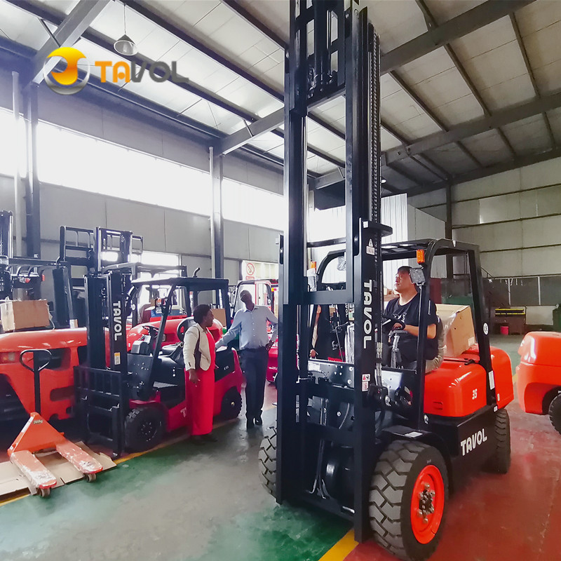 4m/4.5m/4.8m/5m/5.5m/6m High Lift Fork Lift Crane 2T 3T 5T Montacargas Diesel Forklift Price