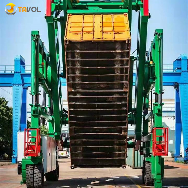 Container Loading And Unloading Equipment 20 Feet Container Tilter Bulk Material Loading Equipment