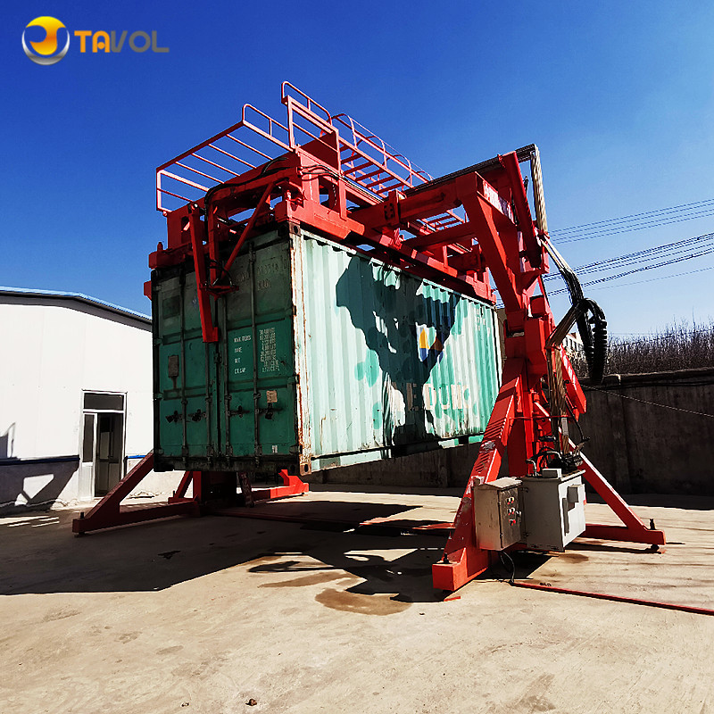 Container Loading And Unloading Equipment 20 Feet Container Tilter Bulk Material Loading Equipment