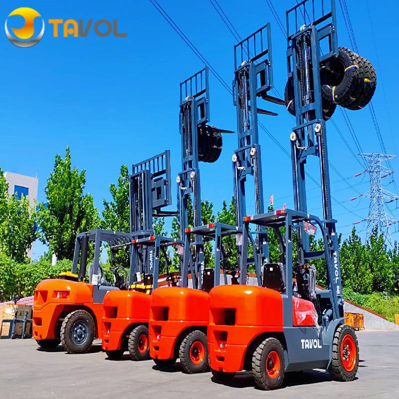 China Tavol Brand ISUZU Engine Diesel Forklift Truck 2Ton 2.5ton 3Ton 3.5Ton 5ton Forklift Loader